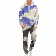 Cargar imagen en el visor de la galería, Traje de Sudadera Estampada Deportiva con capucha casual para hombre 4T03 Personalizado con Foto Logo Patrón Texto