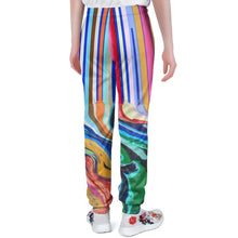 Cargar imagen en el visor de la galería, Pantalones Deportivos holgados de Chándal Sudadera para hombre 4T24 Personalizados con Impresión Completa de múltiples imágenes con Foto Logo Patrón Texto