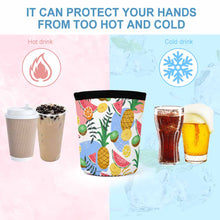 Cargar imagen en el visor de la galería, Funda Aislante para Vaso / Funda para Botella / Funda de Café Impermeable Reutilizable JJ0520231 Personalizada con Impresión Completa de una imagen con Foto Logo Patrón Texto