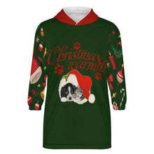 Cargar imagen en el visor de la galería, Sudadera Estamapda Infantil Larga con Capucha con Forro Polar para Niña Chica Adolescentes B412 Personalizada con Impresión Completa de Una Imagen con Foto Logo Patrón Texto