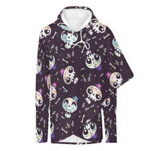 Cargar imagen en el visor de la galería, Sudadera Ajustada Midi con Estampado Capucha para Mujer SDS001 Personalizada Impresion Completa de Múltiples Imágenes con Foto Logo Patrón Texto