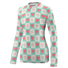 Cargar imagen en el visor de la galería, Camiseta de Protección Solar de Manga Larga para Mujer NZ143 Personalizada con Impresión Completa de una imagen con Foto Logo Patrón Texto