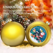 Cargar imagen en el visor de la galería, Bola Navideña de Decoracion Bola de Adorno de Navidad de PC de Plástico JJ0525029 Personalizada Impresion Completa de Una Imagen con Foto Logotipo Patrón Texto