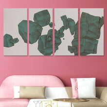 Cargar imagen en el visor de la galería, Cuadro Colgante 1:2 Vertical con Diseño Cuádruple de Una Sola Imagen con Diseño Personalizado Personalizada de Tus Fotos o Nombres