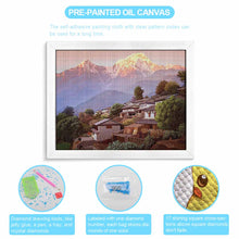 Cargar imagen en el visor de la galería, Pintura de diamantes/Lienzo/Imagen con Marco interior, Versión horizontal travesero (redondo) GY0903435 Personalizado,Personalizada Con Foto,Logo O Texto