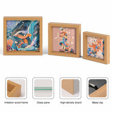 Cargar imagen en el visor de la galería, Marco/Marco de retrato/Moldura de madera con vete de tres combinaciones GY0903388 Personalizado,Personalizada Con Foto,Logo O Texto