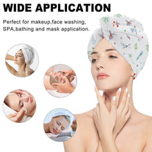 Cargar imagen en el visor de la galería, Toallas para el Pelo Secado Rápido / Toalla para Secar el Cabello / Gorro Absorbente de Agua para Pelo Cabello para Mujer Niña JJ0522045 Personalizadas Impresion Completa de Una Imagen con Foto Logotipo Patrón Texto