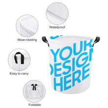 Cargar imagen en el visor de la galería, Cesto de Ropa Sucia con Diseño Personalizado Personalizada de Tus Imágenes o Nombres