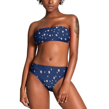Cargar imagen en el visor de la galería, Bandeau Bikini Sin Tirantes para Mujer FT0803 Personalizado con impresión completa de una sola imagen con Foto Logo Patrón Texto