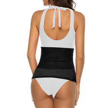 Cargar imagen en el visor de la galería, Tankini / Bañador Escote Halter FT5132 Personalizado con impresión completa con Foto Logo Patrón Texto