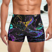 Cargar imagen en el visor de la galería, Pantalones Cortos de Playa / Bañador de Natación / Traje de Baño para Hombre DN003 Personalizados con Impresión Completa de una  imagen con Foto Logo Patrón Texto