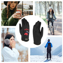 Cargar imagen en el visor de la galería, Guantes de Ante Forrado con Suave Felpa de Invierno para Mujer FS0805036 Personalizados de Una Imagen con Foto Logo Patrón Texto