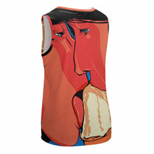 Cargar imagen en el visor de la galería, Chaleco Halter Camiseta sin manga con Cuello Redondo YB Personalizado con impresión completa de una sola imagen con Foto Logo Patrón Texto