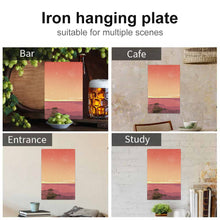 Cargar imagen en el visor de la galería, Cuadro Colgante Decorativo en Hierro / Cuadros de Hierro Pared 30x20cm (Versión Vertical Grueso) GY09031070 Personalizado Impresion Completa de Una Imagen con Foto Logo Patrón Texto