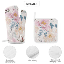 Cargar imagen en el visor de la galería, Guantes Aislantes y Agarraderas (Combo de Tres Piezas) con Diseño Personalizado Personalizada de Tus Fotos o Nombres