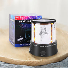 Cargar imagen en el visor de la galería, Lámpara de Proyección de Cielo Estrellado con Diseño Personalizado Personalizada de Tus Fotos o Textos