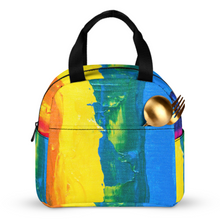 Cargar imagen en el visor de la galería, Bolsa de Almuerzo / Lonchera Térmica con Bolsillo Grande de Comida para Oficina Escuela para Mujer Hombre Niños XB0602049 Personalizada Impresion Completa de Múltiples Imágenes con Foto Logo Patrón Texto