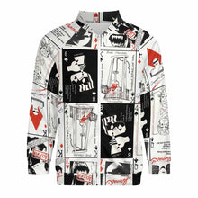 Cargar imagen en el visor de la galería, Chaqueta Deportiva Redondo Cuello con Cremallera Hombre WY10 Personalizada con Impresión Completa de Una Imagen con Foto Logo Patrón Texto