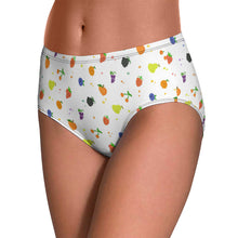 Cargar imagen en el visor de la galería, Braga / Ropa Interior Clásica Regular de Cintura Media para Mujer NZ208 Personalizada con Impresión Completa de una imagen con Foto Logo Patrón Texto