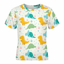 Cargar imagen en el visor de la galería, Camiseta Infantil con Estampado Manga Corta para Niños Niñas Chicos ET Personalizada con Impresión Completa de Una Imagen con Foto Logo Patrón Texto