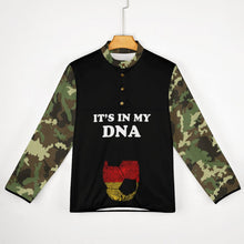 Cargar imagen en el visor de la galería, Sudadera Holgada con Botones Cuello Alzado Invierno para Hombre BAL Personalizada Impresion Completa de Múltiples Imágenes con Foto Logo Patrón Texto