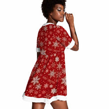 Cargar imagen en el visor de la galería, Vestido de Navidad Fiesta Invierno para Adultos Mujeres JJ0525022 Personalizado con Impresión Completa con Foto Logo Patrón Texto
