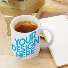 Cargar imagen en el visor de la galería, JJ0504000 Mug Blanco Taza con Impresión a Doble Cara de Diseño Personalizado Personalizada con Foto, Texto o Logo