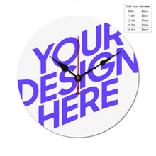 Cargar imagen en el visor de la galería, Reloj en Pared de Madera sin Escala GY0903024 con Impresión UV de Diseño Personalizado con Tu Nombre o Foto