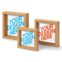 Cargar imagen en el visor de la galería, Marco/Marco de retrato/Moldura de madera con vete de tres combinaciones GY0903388 Personalizado,Personalizada Con Foto,Logo O Texto