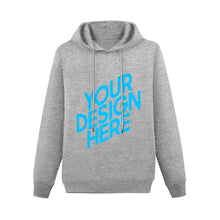 Cargar imagen en el visor de la galería, Sudadera Clásica Casual de Algodón con capucha de hombre FS0816011 Personalizada con Impresión Delantera de una imagen con Foto Logo Patrón Texto