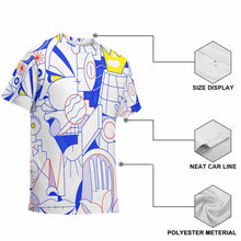 Cargar imagen en el visor de la galería, Camiseta manga corta con estampado para niños adolescentes FS0803092 Personalizada con Impresión Completa con Foto Logo Patrón Texto