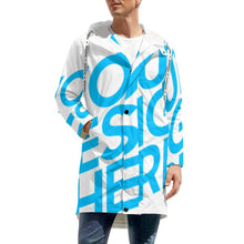 Cargar imagen en el visor de la galería, Chaqueta / Abrigo larga con forro polar prueba de viento invierno para hombre A677 Personalizada con Impresión Completa de una imagen con Foto Logo Patrón Texto