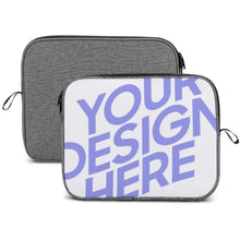 Cargar imagen en el visor de la galería, Bolsa para portátil Copo de nieve sin asa XB0605002 Personalizada de una imagen con Foto Logo Patrón Texto