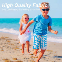 Cargar imagen en el visor de la galería, Pantalones cortos / Ropa de Playa con Estampado para Niños Adolescentes (diseño de dos piezas) Personalizado con Impresión Completa con Foto Logo Patrón Texto