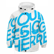 Cargar imagen en el visor de la galería, Chaqueta corta fina deportiva con capucha protegido de viento para niños niñas A537 Personalizada con Impresión Completa de una imagen con Foto Logo Patrón Texto