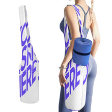 Cargar imagen en el visor de la galería, Versátil bolsa de almacenamiento para esterilla de yoga con bolsillos de gran capacidad personalizado con patrón foto texto