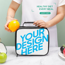 Cargar imagen en el visor de la galería, XB0602023 Bolsa Bolso Paquete de comida cuadrada Personalizado con Foto o Mensajes de Texto - una talla