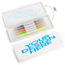 Cargar imagen en el visor de la galería, Estuche para Papelería con Impresión UV ABS de Diseño Personalizado con Tus Textos o Imágenes