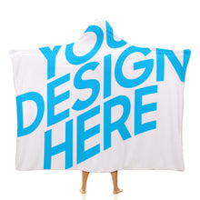 Cargar imagen en el visor de la galería, Manta con Capucha de Alta Calidad con Personalizado Personalizada con Foto, Texto o Logo