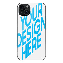 Cargar imagen en el visor de la galería, Funda de cristal para teléfono iPhone 15 / 15 Plus / 15 Pro / 15 Pro Max personalizado con patrón foto texto