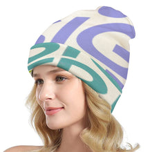 Cargar imagen en el visor de la galería, Gorro de Punto / Gorro Tejido con Estampado / Cálido Sombrero de Punto Unisex Adulto para Mujer Hombre FS0809066 Personalizado Impresion Completa de Múltiples Imágenes con Foto Logo Patrón Texto