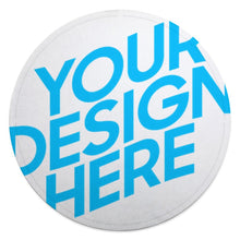 Cargar imagen en el visor de la galería, Manta Redonda Reversible Franela Suave Caliente para Sofá Cama Sillón JJ0519133 Personalizada con Impresión Completa con Foto Logo Patrón Texto