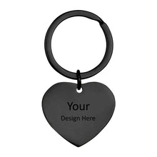 Cargar imagen en el visor de la galería, Llavero Redondo / Llavero de Hueso / Corazón / Gato / Estrella JJ0529156 Grabado Personalizado con Texto Nombre