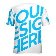 Cargar imagen en el visor de la galería, Camiseta Manga Corta Suave Casual de Verano para hombre NT Personalizada con Impresión Completa de una imagen con Foto Logo Patrón Texto