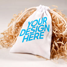 Cargar imagen en el visor de la galería, Bolsa de Almacenamiento con Cordón de Diseño Personalizado con Tus Imágenes o Patrones