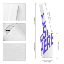 Cargar imagen en el visor de la galería, Versátil bolsa de almacenamiento para esterilla de yoga con bolsillos de gran capacidad personalizado con patrón foto texto