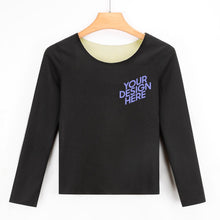Cargar imagen en el visor de la galería, Ropa Térmica Conjunto para Mujer BR001 Personalizada con Impresión Completa de Una Imagen con Foto Logo Patrón Texto