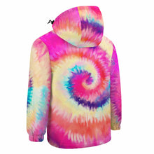Cargar imagen en el visor de la galería, Chaqueta corta fina deportiva con capucha protegido de viento para niños niñas A537 Personalizada con Impresión Completa de una imagen con Foto Logo Patrón Texto