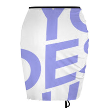 Cargar imagen en el visor de la galería, Falda corta cubierta de playa verano con cordones y nudos para mujer TX50 Personalizado con Impresión Completa con Foto Logo Patrón Texto