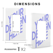 Cargar imagen en el visor de la galería, Marco Envolvente de Interruptor Extraíble Universal / Cubierta / Placa / Panel de Interruptor JJ0532005 Personalizado Impresion Completa de Múltiples Imágenes con Foto Logo Patrón Texto